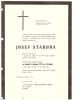 STAROBA, Josef Obituary