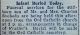SVOBODA, Infant Obituary